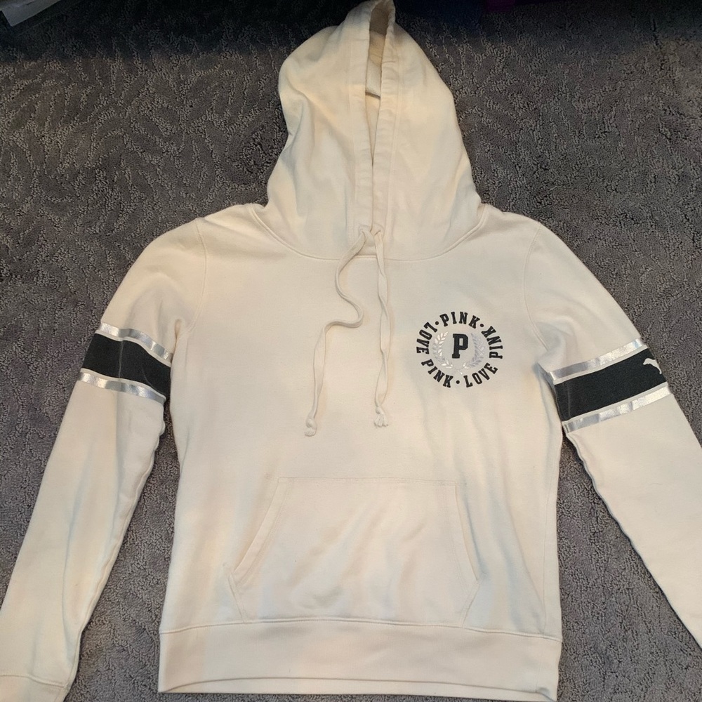 white PINK sweatshirt